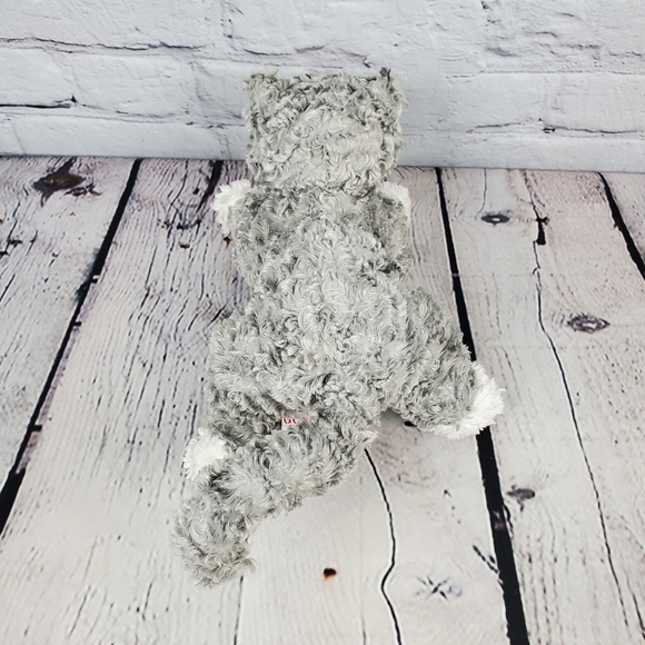 Gund Bootsie Gray White Kitty Cat Plush Stuffed Animal 10 Inch - Picture 3 of 8